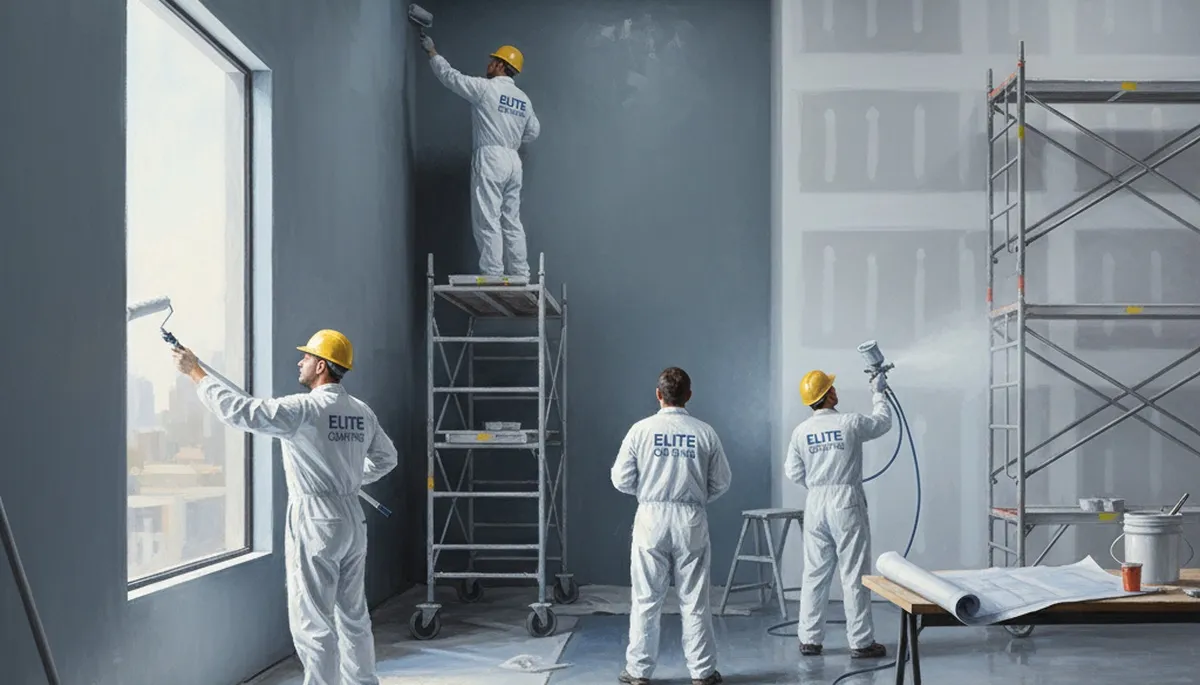 Commercial painting crew in Tulsa, OK delivering durable business property finishes