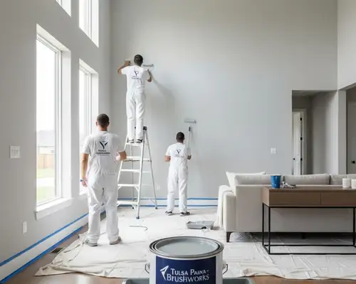 Expert interior painting services for Tulsa, OK homes by Tulsa Paint Pros